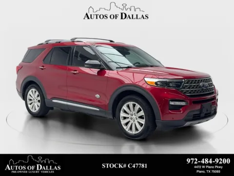 Red 2021 Ford Explorer King Ranch for sale in Plano, TX