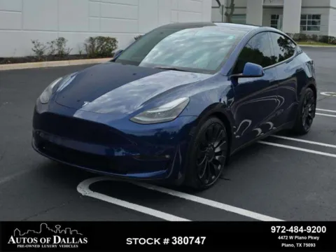 Blue 2022 Tesla Model Y Performance for sale in Plano, TX