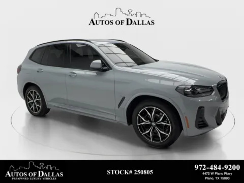 Gray 2024 BMW X3 sDrive30i for sale in Plano, TX