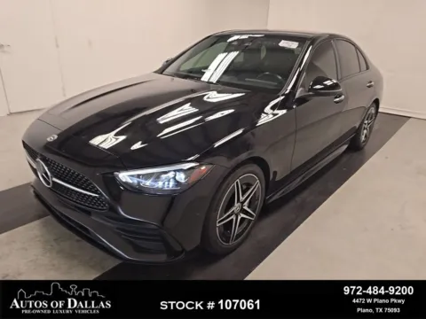 Black 2023 Mercedes-Benz C-Class C 300 for sale in Plano, TX