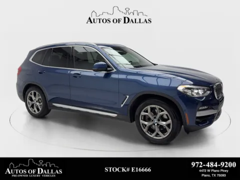 Blue 2021 BMW X3 xDrive30i for sale in Plano, TX