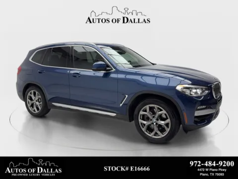 Blue 2021 BMW X3 xDrive30i for sale in Plano, TX