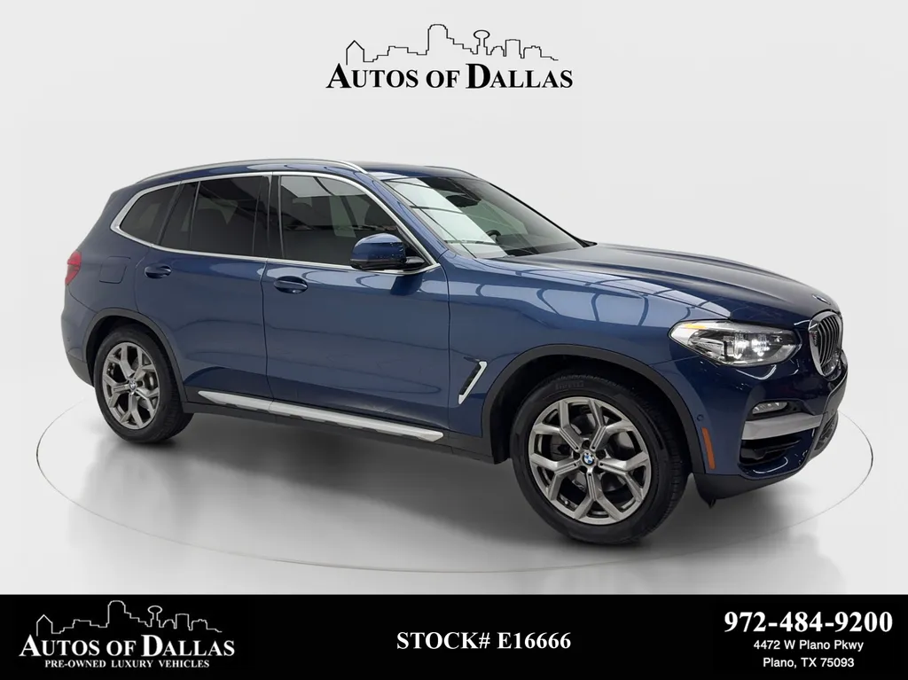 Blue 2021 BMW X3 xDrive30i for sale in Plano, TX