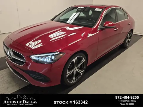 Red 2024 Mercedes-Benz C-Class C 300 for sale in Plano, TX