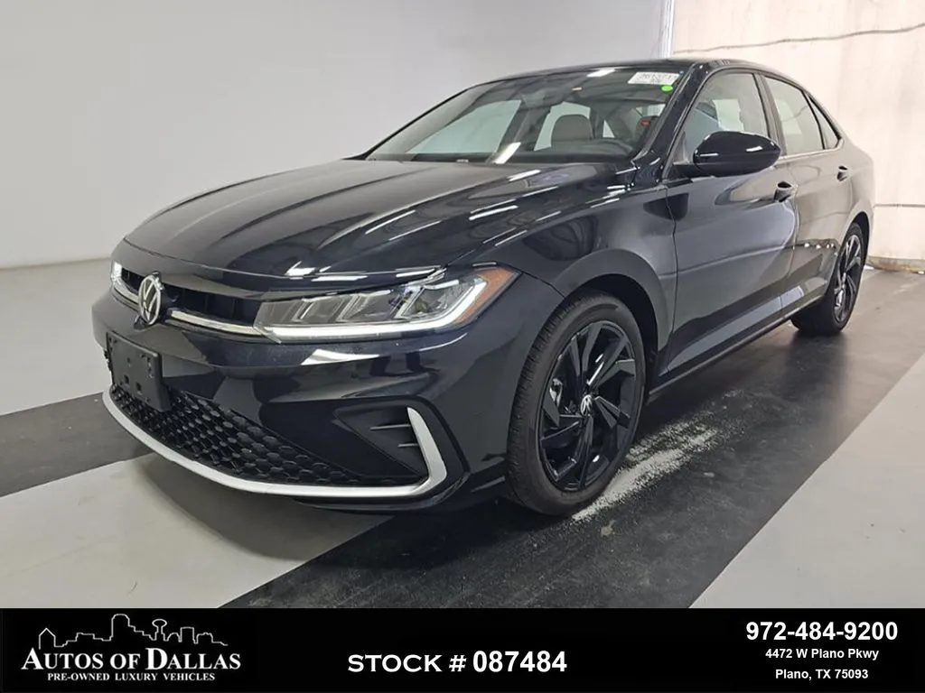 Black 2025 Volkswagen Jetta 1.5T SE for sale in Plano, TX