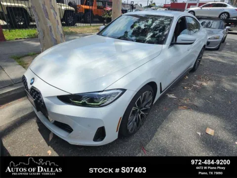White 2024 BMW 4 Series 430i Gran Coupe for sale in Plano, TX