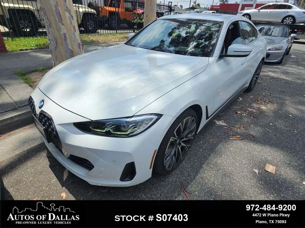 White 2024 BMW 4 Series 430i Gran Coupe for sale in Plano, TX
