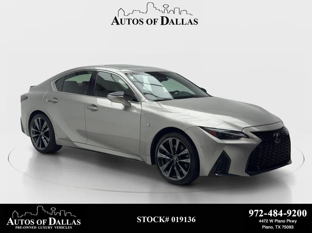 Silver 2021 Lexus IS 350 F SPORT for sale in Plano, TX