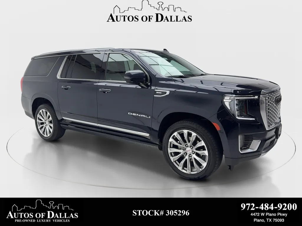 Blue 2021 GMC Yukon XL Denali for sale in Plano, TX