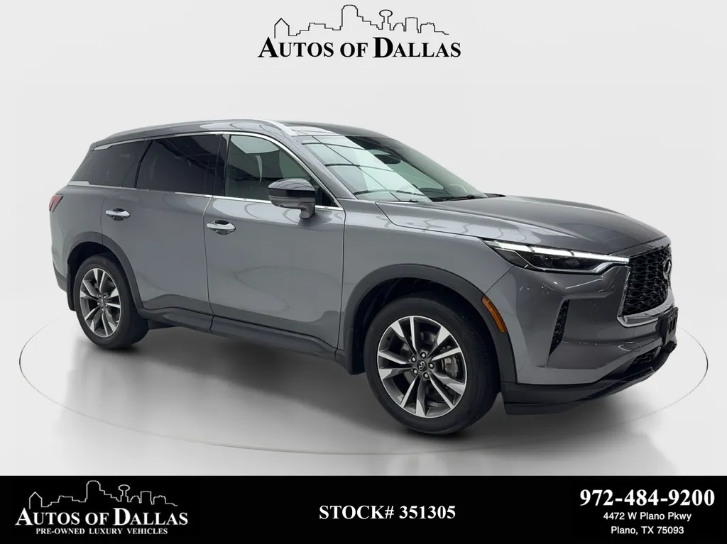 Gray 2025 INFINITI QX60 LUXE for sale in Plano, TX