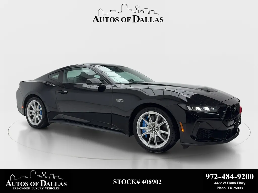 Black 2024 Ford Mustang GT Premium for sale in Plano, TX