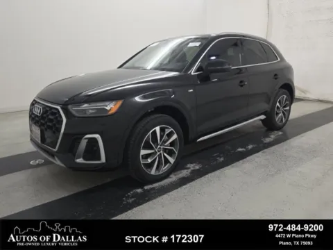 Black 2023 Audi Q5 45 S line Premium for sale in Plano, TX