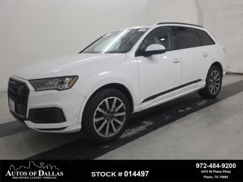 White 2023 Audi Q7 45 Premium Plus for sale in Plano, TX