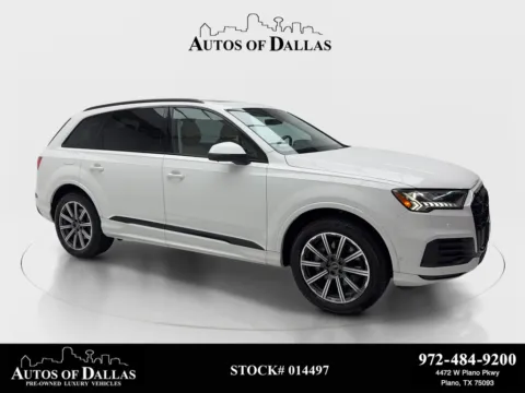 White 2023 Audi Q7 45 Premium Plus for sale in Plano, TX