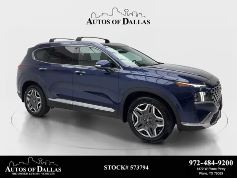 Blue 2023 Hyundai Santa Fe Limited for sale in Plano, TX