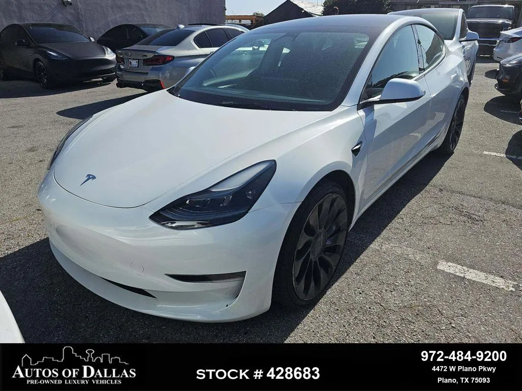 White 2023 Tesla Model 3 Performance for sale in Plano, TX