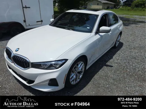 White 2025 BMW 3 Series 330i for sale in Plano, TX