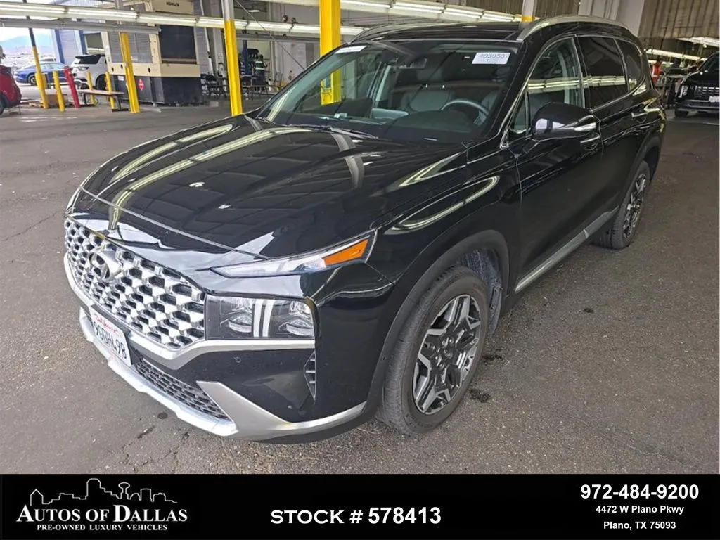 Black 2023 Hyundai Santa Fe Limited for sale in Plano, TX