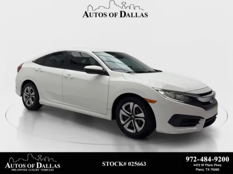 Black 2018 Honda Civic LX for sale in Plano, TX