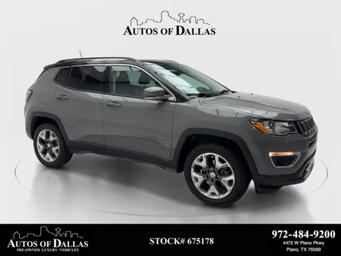 Gray 2019 Jeep Compass Limited for sale in Plano, TX
