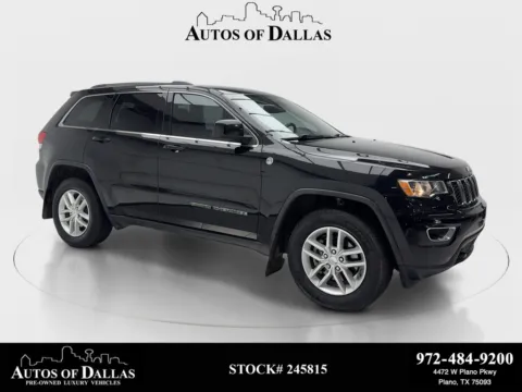 Black 2018 Jeep Grand Cherokee Laredo E for sale in Plano, TX