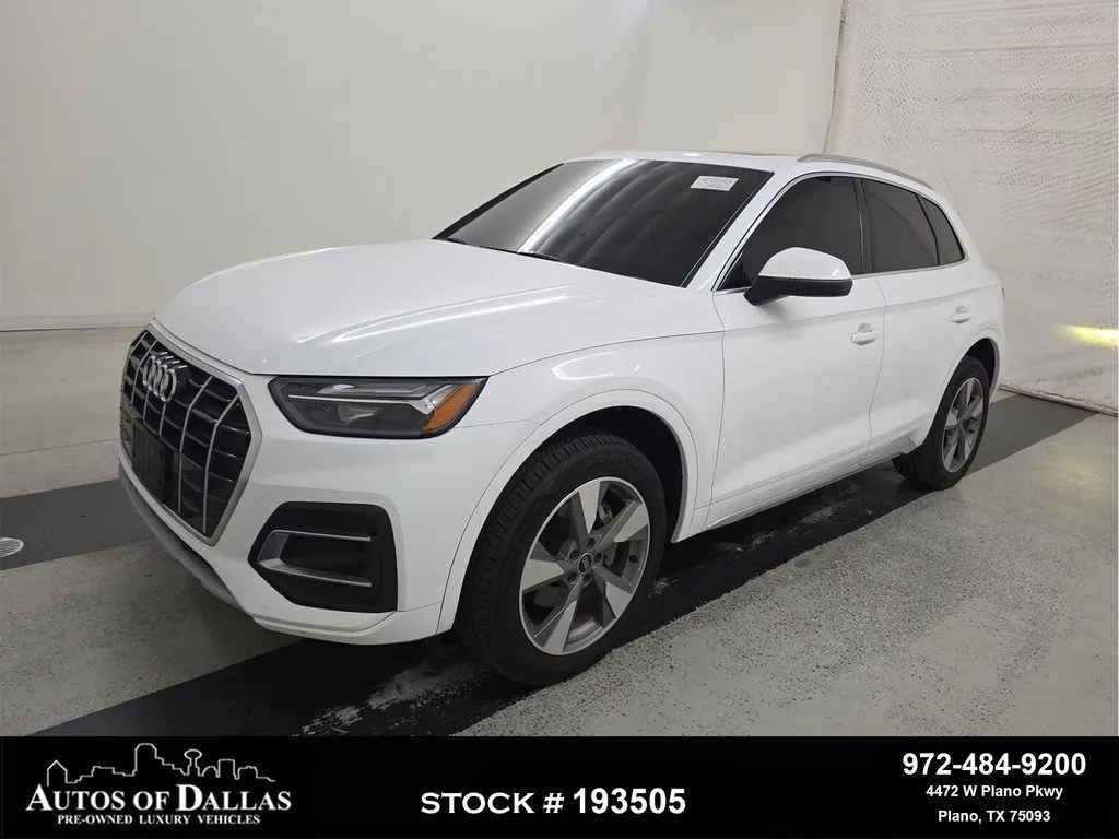 White 2023 Audi Q5 40 Premium for sale in Plano, TX