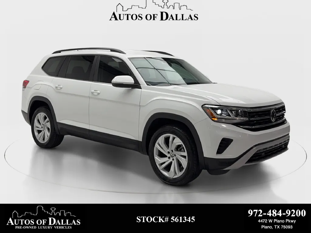 White 2021 Volkswagen Atlas 3.6L V6 SE w/Technology for sale in Plano, TX
