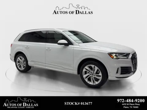 White 2023 Audi Q7 45 Premium Plus for sale in Plano, TX