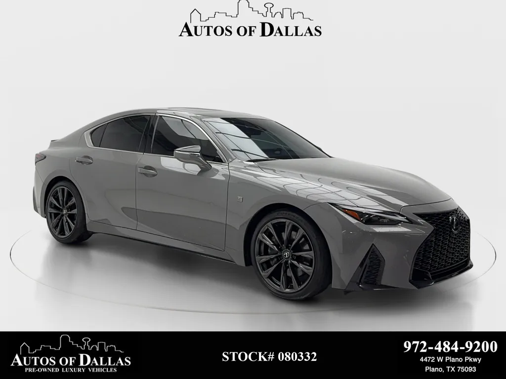 Gray 2024 Lexus IS 350 F SPORT Design for sale in Plano, TX