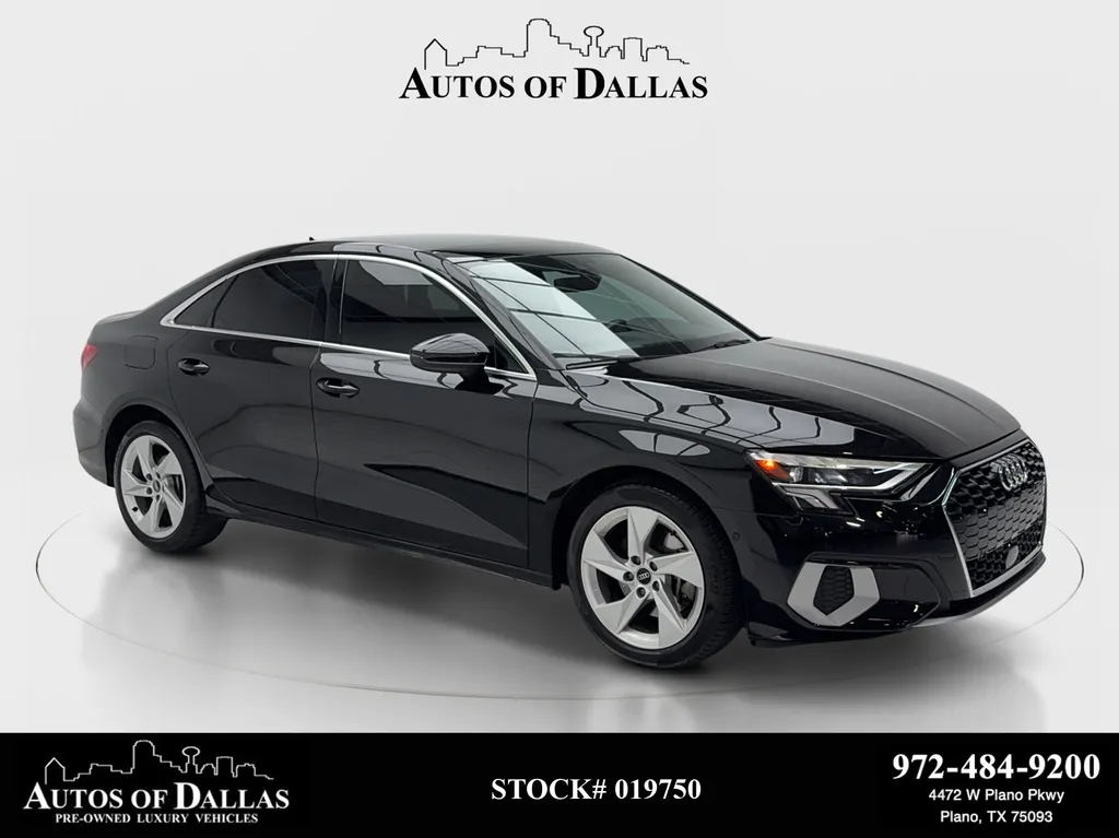 Black 2023 Audi A3 40 Premium for sale in Plano, TX