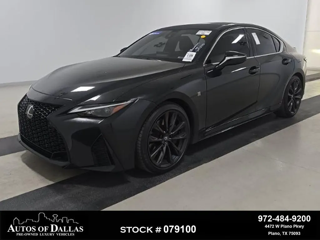 Black 2024 Lexus IS 350 F SPORT Design for sale in Plano, TX