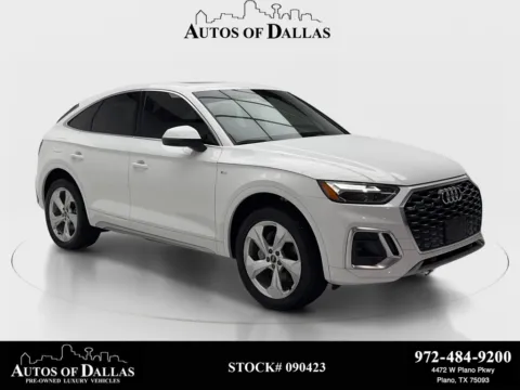 White 2023 Audi Q5 Sportback 45 S line Premium for sale in Plano, TX