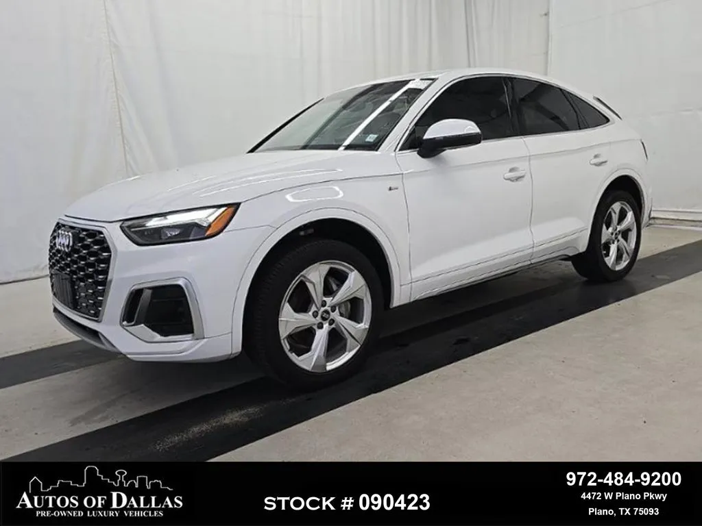 White 2023 Audi Q5 Sportback 45 S line Premium for sale in Plano, TX