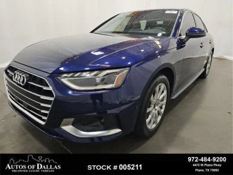 Blue 2023 Audi A4 40 Premium for sale in Plano, TX