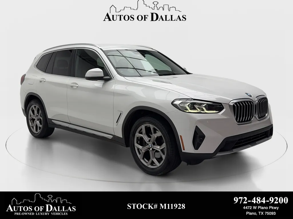 White 2022 BMW X3 sDrive30i for sale in Plano, TX