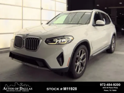 White 2022 BMW X3 sDrive30i for sale in Plano, TX