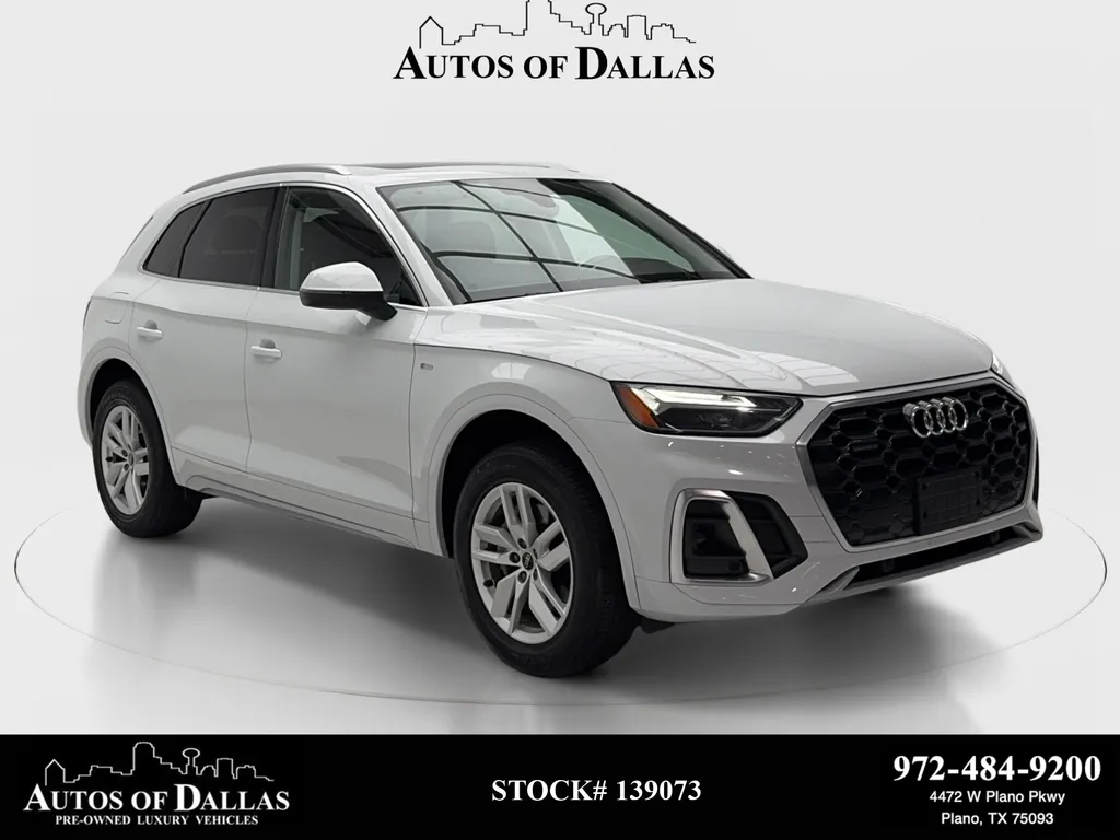 White 2023 Audi Q5 45 S line Premium for sale in Plano, TX