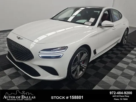White 2025 Genesis G70 2.5T for sale in Plano, TX