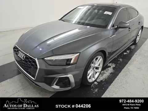 Gray 2023 Audi A5 Sportback 45 S line Premium for sale in Plano, TX