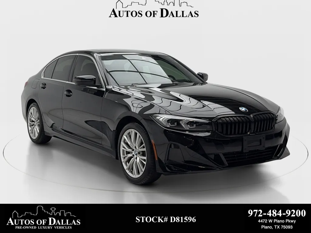 Black 2024 BMW 3 Series 330i for sale in Plano, TX