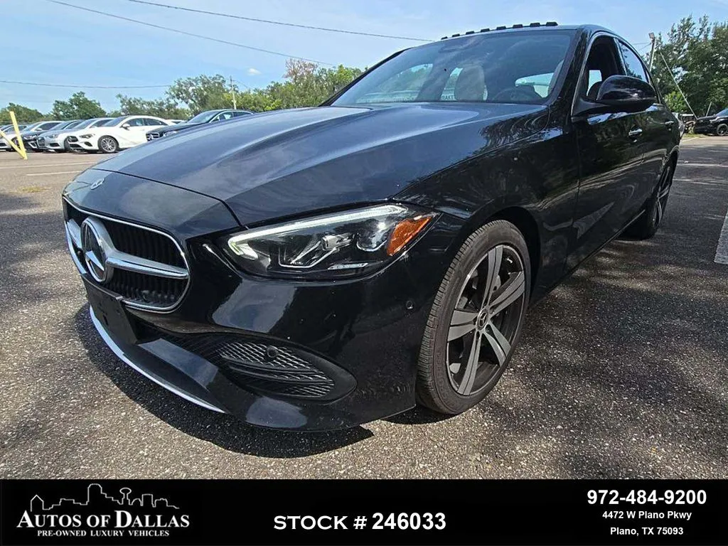 Black 2025 Mercedes-Benz C-Class C 300 for sale in Plano, TX
