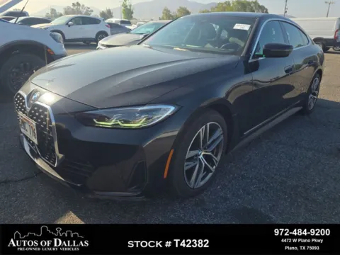 Black 2024 BMW 4 Series 430i Gran Coupe for sale in Plano, TX