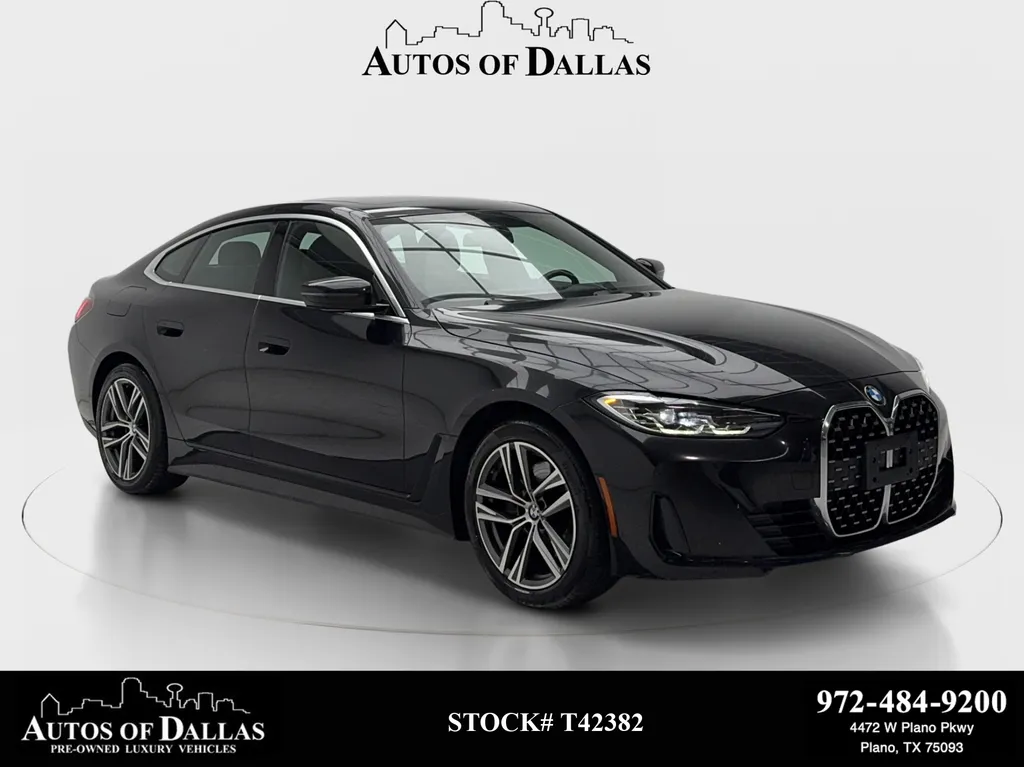 Black 2024 BMW 4 Series 430i Gran Coupe for sale in Plano, TX