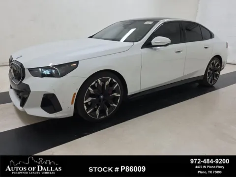White 2024 BMW i5 eDrive40 for sale in Plano, TX