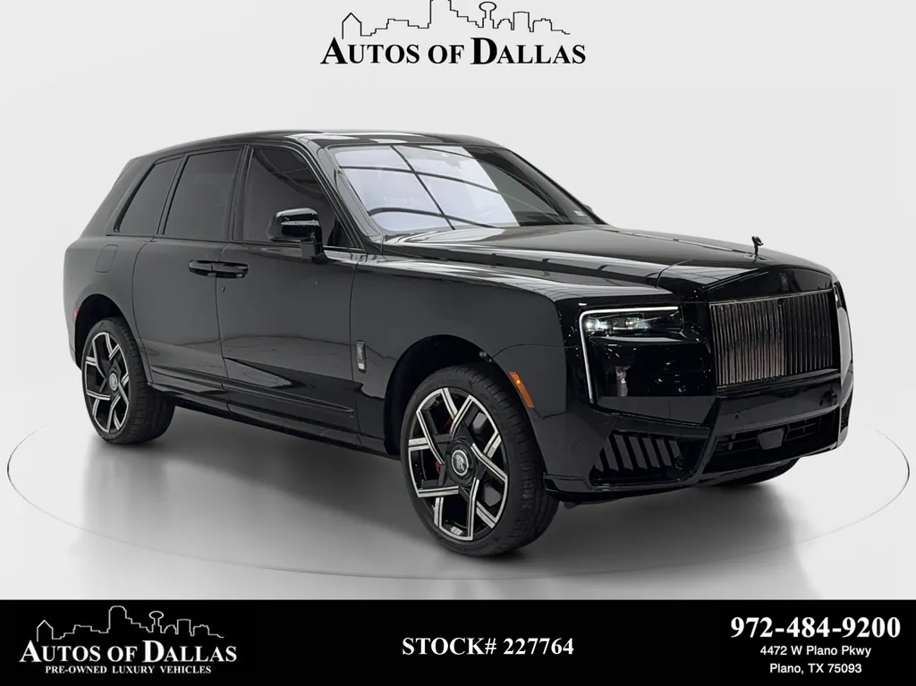 Black 2025 Rolls-Royce Cullinan Black Badge for sale in Plano, TX