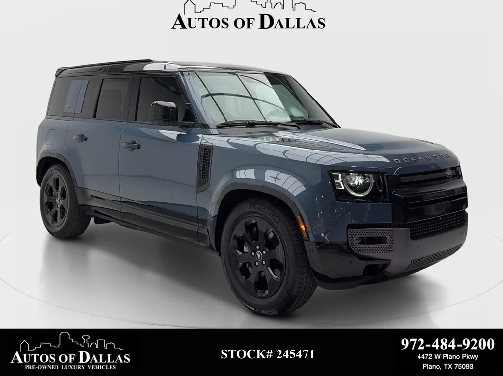 Blue 2024 Land Rover Defender 110 X-Dynamic SE for sale in Plano, TX