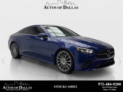 Blue 2021 Mercedes-Benz E-Class E 450 for sale in Plano, TX