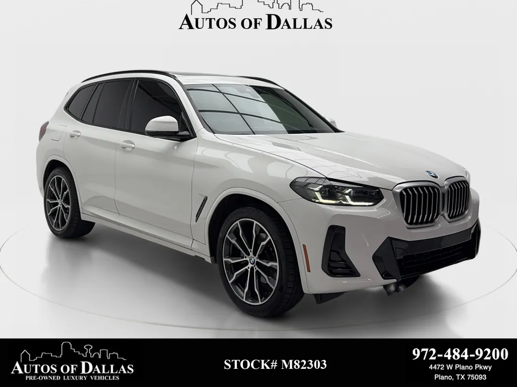 White 2022 BMW X3 sDrive30i for sale in Plano, TX