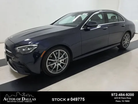 Blue 2022 Mercedes-Benz E-Class E 350 for sale in Plano, TX