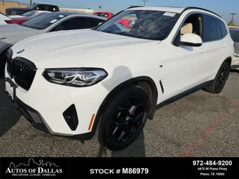 White 2022 BMW X3 sDrive30i for sale in Plano, TX